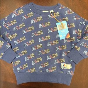 3T Aldi’s navy blue crewneck
